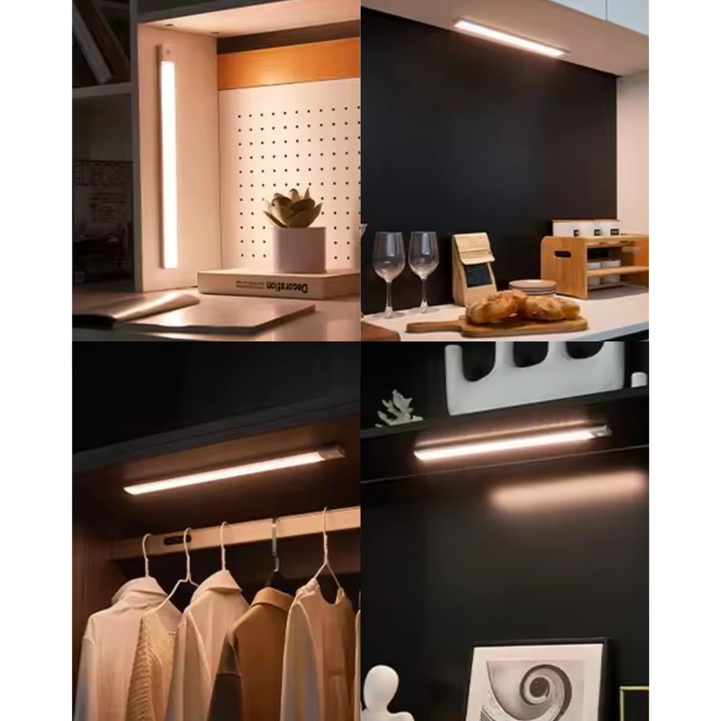 LedLight 3 i 1 - Sensorlampa - Vit, 30cm