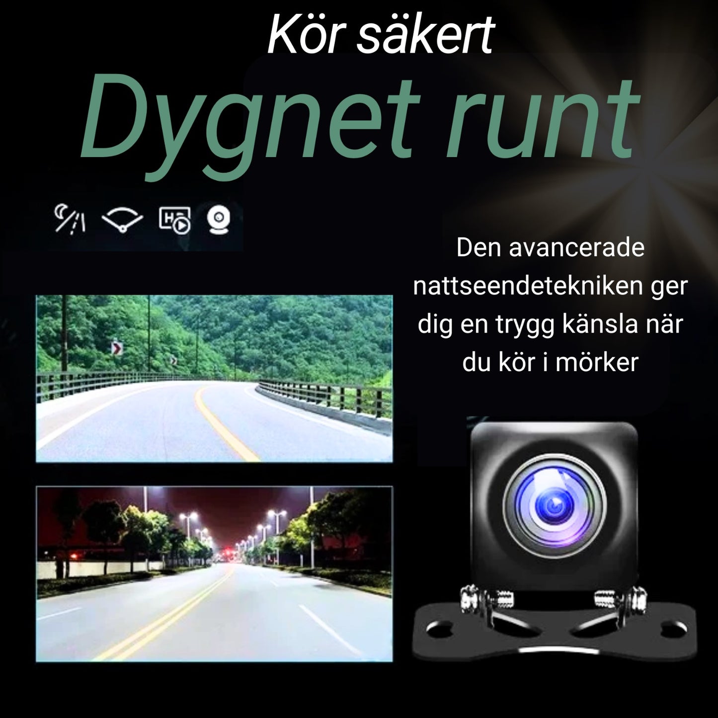 CarVision Pro - Smart bilskärm med Apple CarPlay/Android Auto för alla bilar (2026 modell)