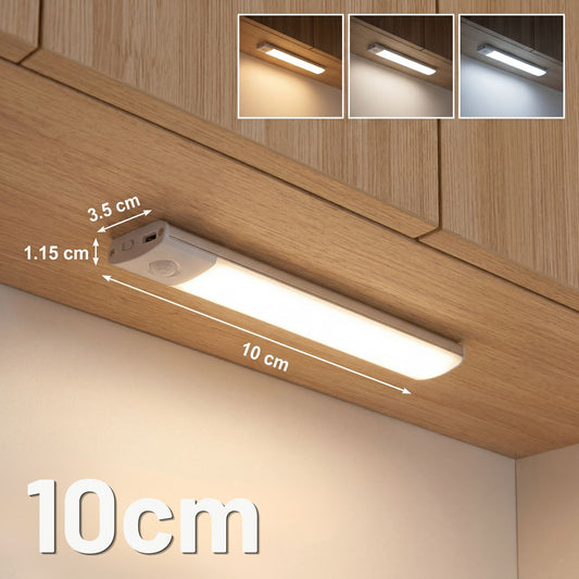 LedLight 3 i 1 - Sensorlampa - Vit, 10cm