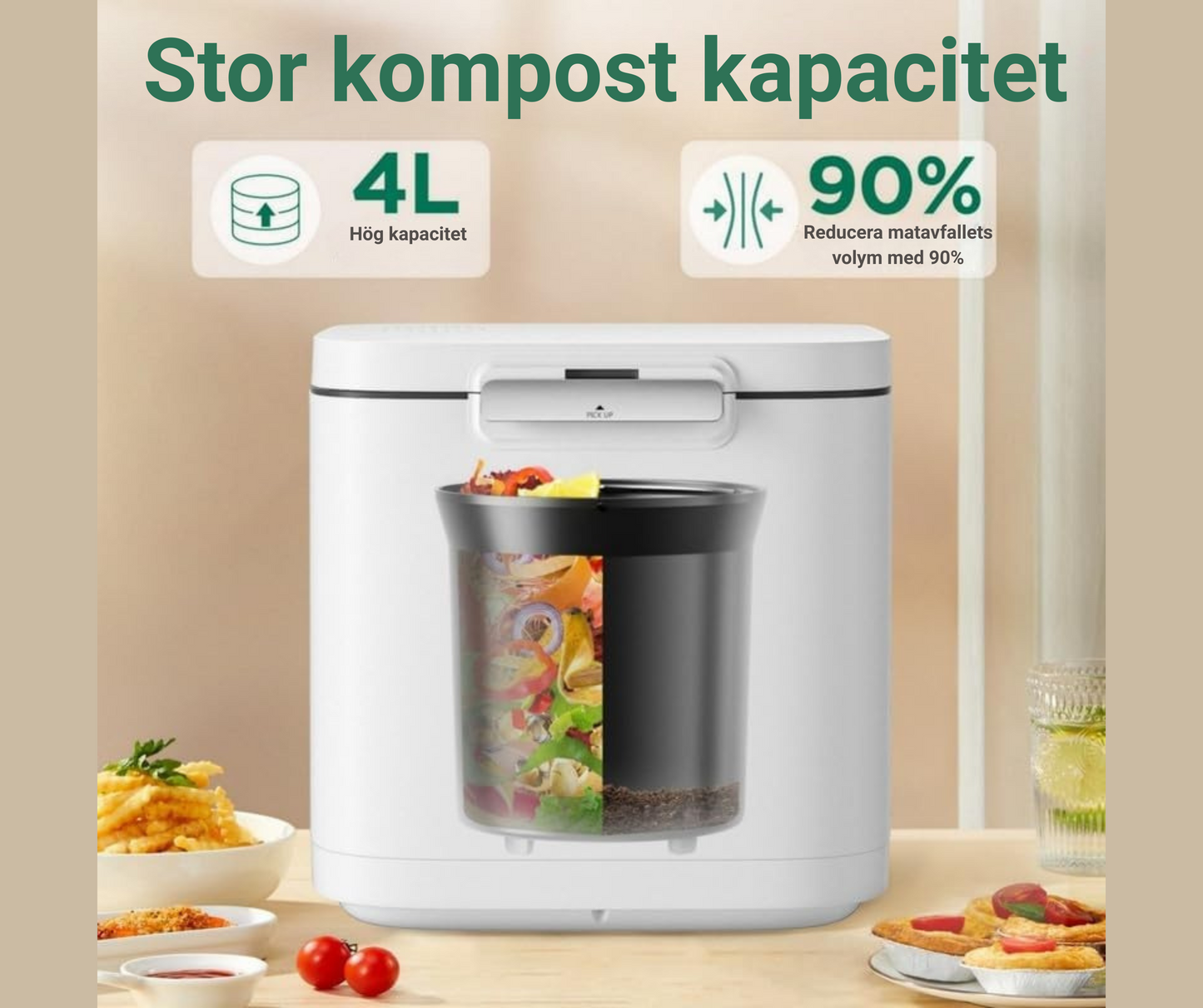 Elektrisk Kompostkvarn