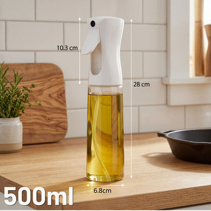 Oljesprayflaska (matlagning) - 500ml, Vit